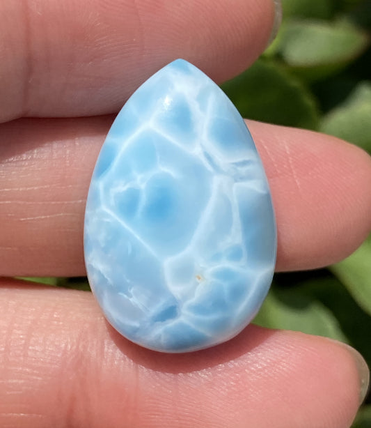 AAA Natural Authentic Dominican Larimar Pendant,Gems Jewelry,Gems Pendant,Crystal Pendant,ET229