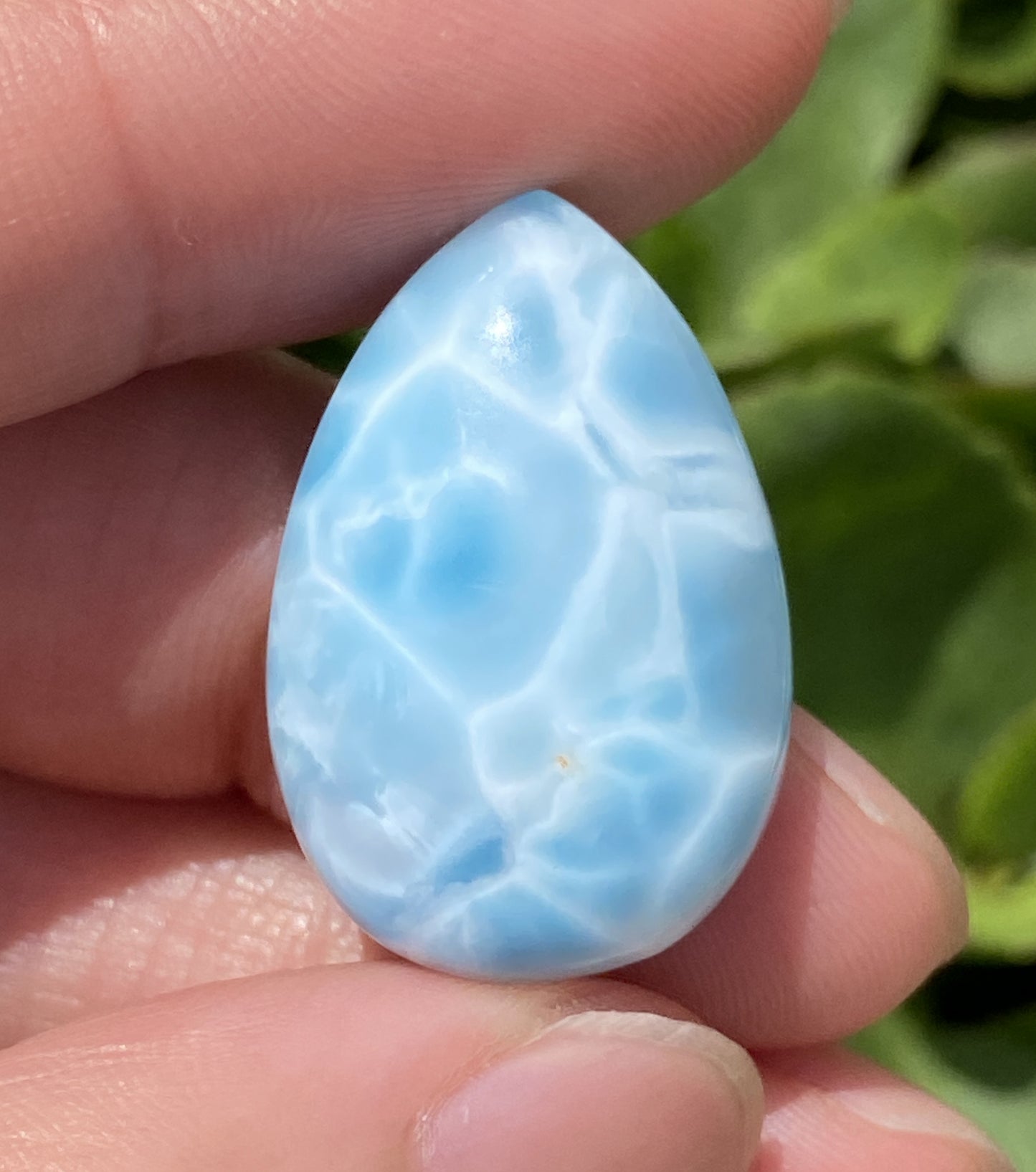 AAA Natural Authentic Dominican Larimar Pendant,Gems Jewelry,Gems Pendant,Crystal Pendant,ET229