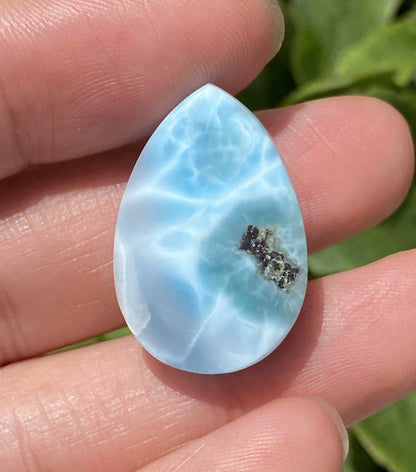 AAA Natural Authentic Dominican Larimar Pendant,Gems Jewelry,Gems Pendant,Crystal Pendant,ET229