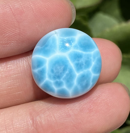 AAAA Natural Authentic Dominican Larimar Pendant,Gems Jewelry,Gems Pendant,Crystal Pendant,ET496