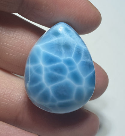 AAAA+ Natural Authentic Dominican Larimar Pendant,Gems Jewelry,Gems Pendant,Crystal Pendant,ET154