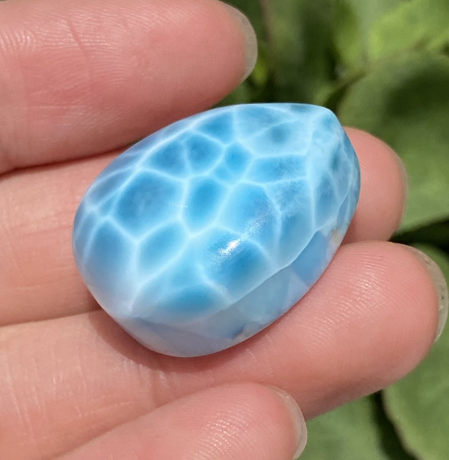 AAAA+ Natural Authentic Dominican Larimar Pendant,Gems Jewelry,Gems Pendant,Crystal Pendant,ET154