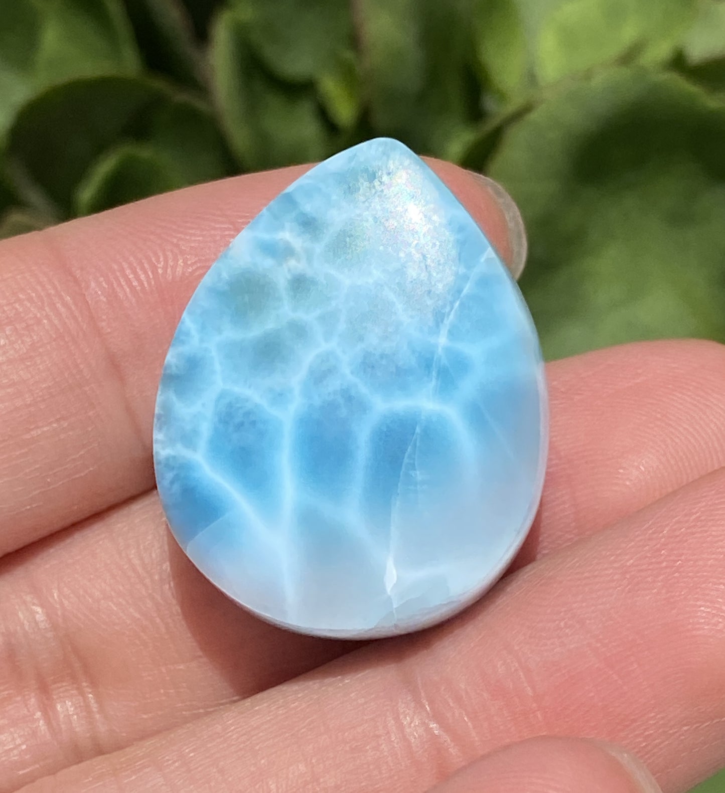 AAAA+ Natural Authentic Dominican Larimar Pendant,Gems Jewelry,Gems Pendant,Crystal Pendant,ET154