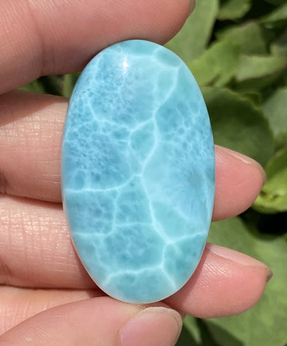 AAA Natural Authentic Dominican Larimar Pendant,Gems Jewelry,Gems Pendant,Crystal Pendant,ET183