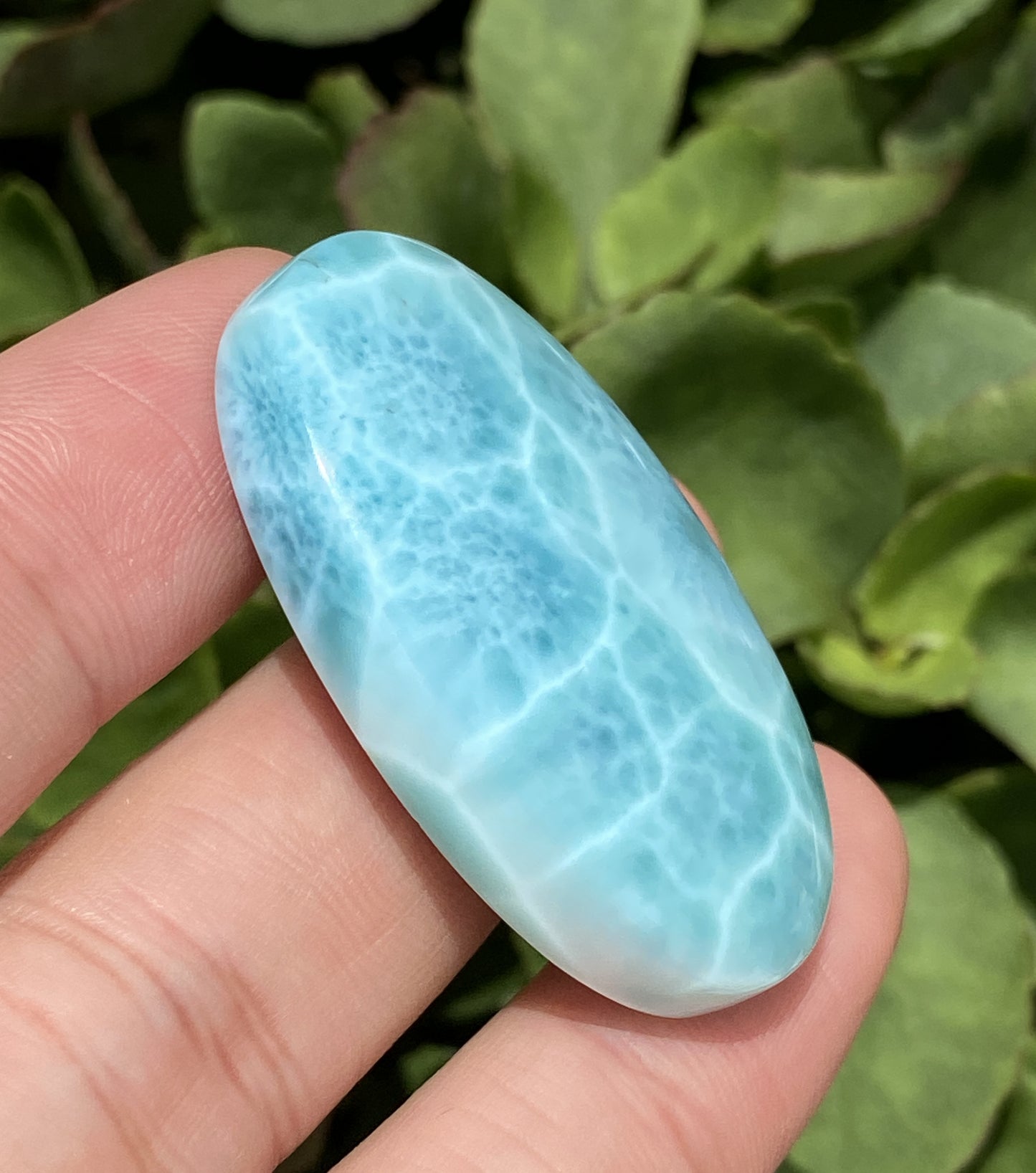 AAA Natural Authentic Dominican Larimar Pendant,Gems Jewelry,Gems Pendant,Crystal Pendant,ET183