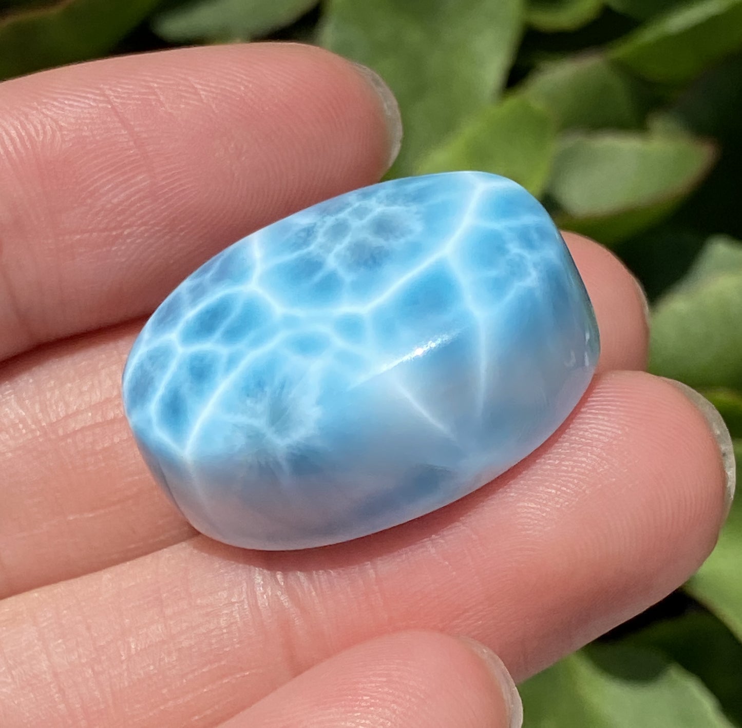 AAAA+ Natural Authentic Dominican Larimar Pendant,Gems Jewelry,Gems Pendant,Crystal Pendant,ET184