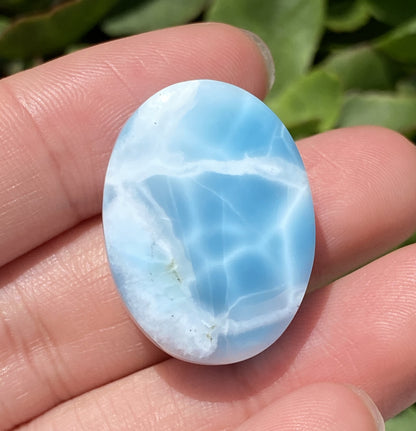 AAAA+ Natural Authentic Dominican Larimar Pendant,Gems Jewelry,Gems Pendant,Crystal Pendant,ET184