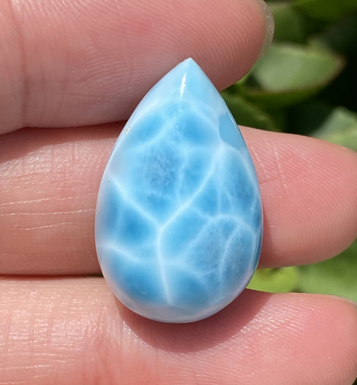 AAAA+ Natural Authentic Dominican Larimar Pendant,Gems Jewelry,Gems Pendant,Crystal Pendant,ET153