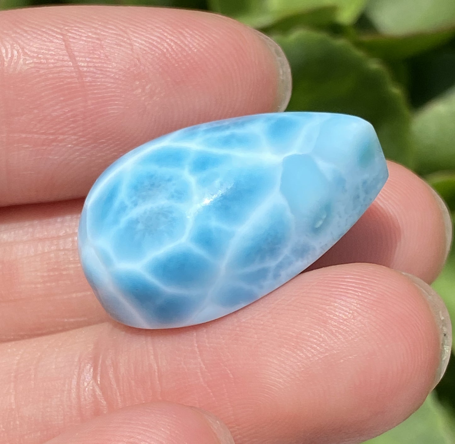 AAAA+ Natural Authentic Dominican Larimar Pendant,Gems Jewelry,Gems Pendant,Crystal Pendant,ET153