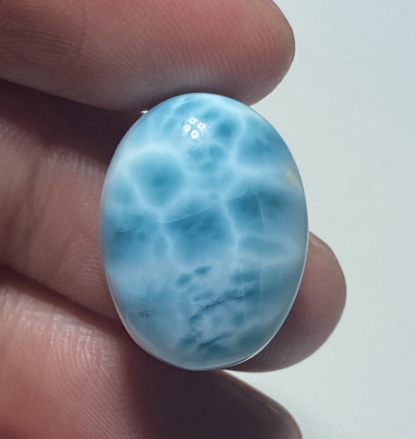 AAA Natural Authentic Dominican Larimar Pendant,Gems Jewelry,Gems Pendant,Crystal Pendant,ET161