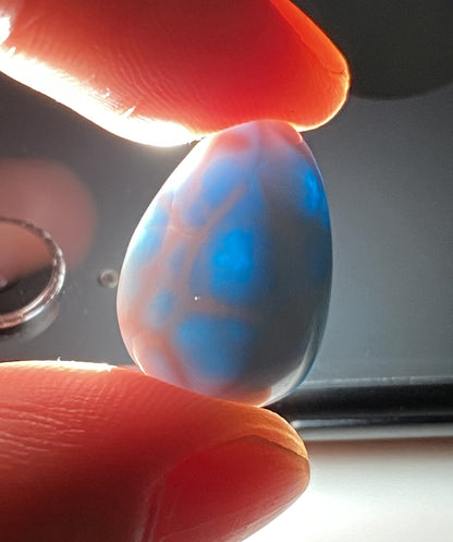 AAA+ Natural Authentic Dominican Larimar Pendant,Gems Jewelry,Gems Pendant,Crystal Pendant,ET549