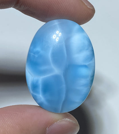 AAAA Natural Authentic Dominican Larimar Pendant,Gems Jewelry,Gems Pendant,Crystal Pendant,ET560