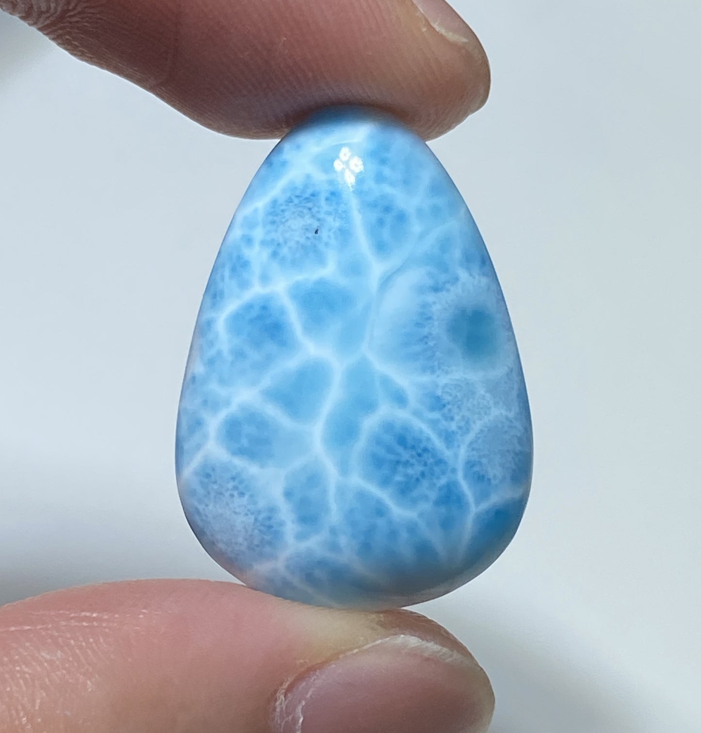 AAA Natural Authentic Dominican Larimar Pendant,Gems Jewelry,Gems Pendant,Crystal Pendant,ET586