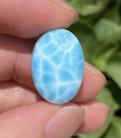 AAA+ Natural Authentic Dominican Larimar Pendant,Gems Jewelry,Gems Pendant,Crystal Pendant,ET592