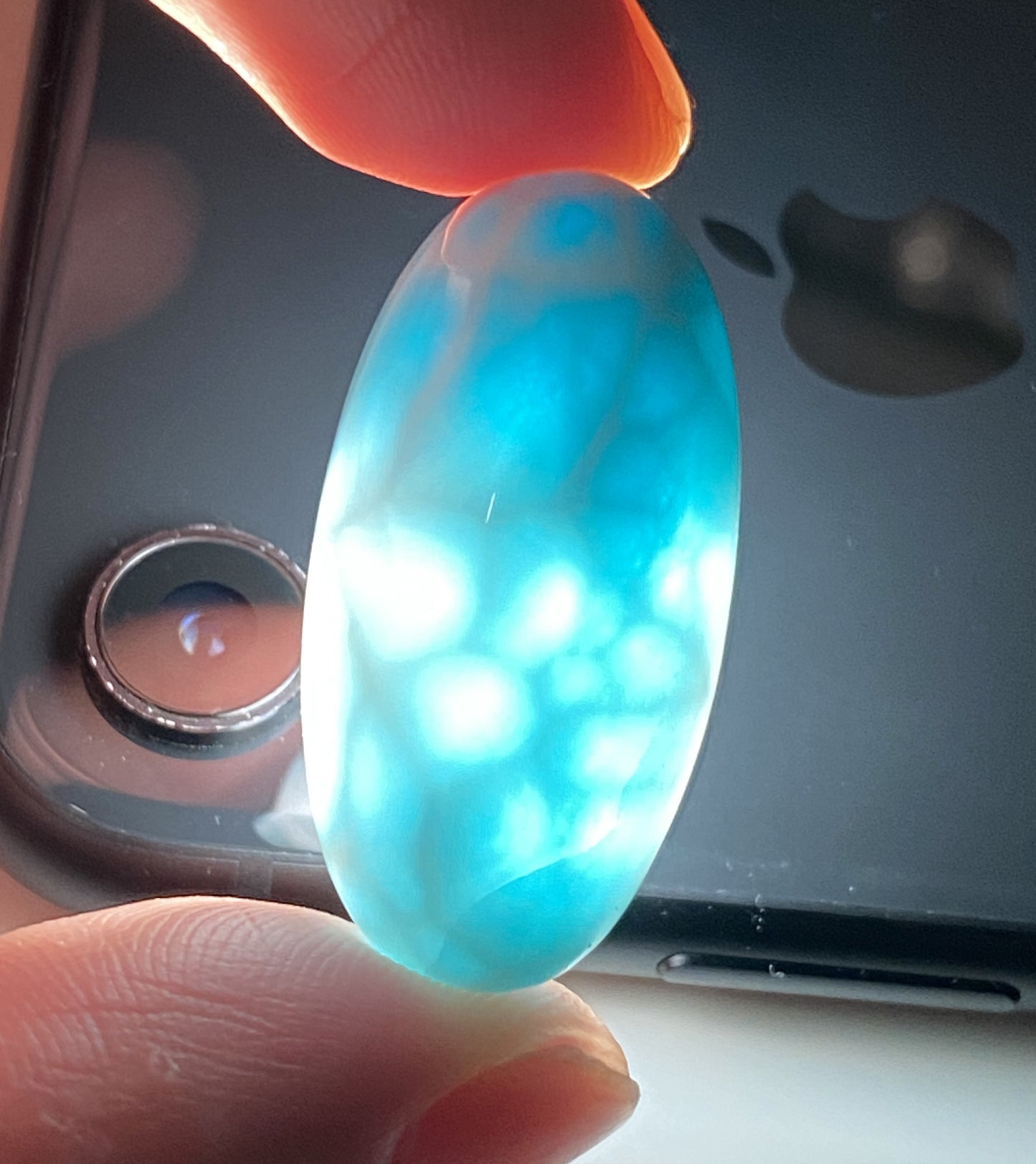 AAA++ Natural Authentic Dominican Larimar Pendant,Gems Jewelry,Gems Pendant,Crystal Pendant,ET597