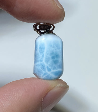 AAA Natural Authentic Dominican Larimar Pendant,Gems Jewelry,Gems Pendant,Crystal Pendant,ET599