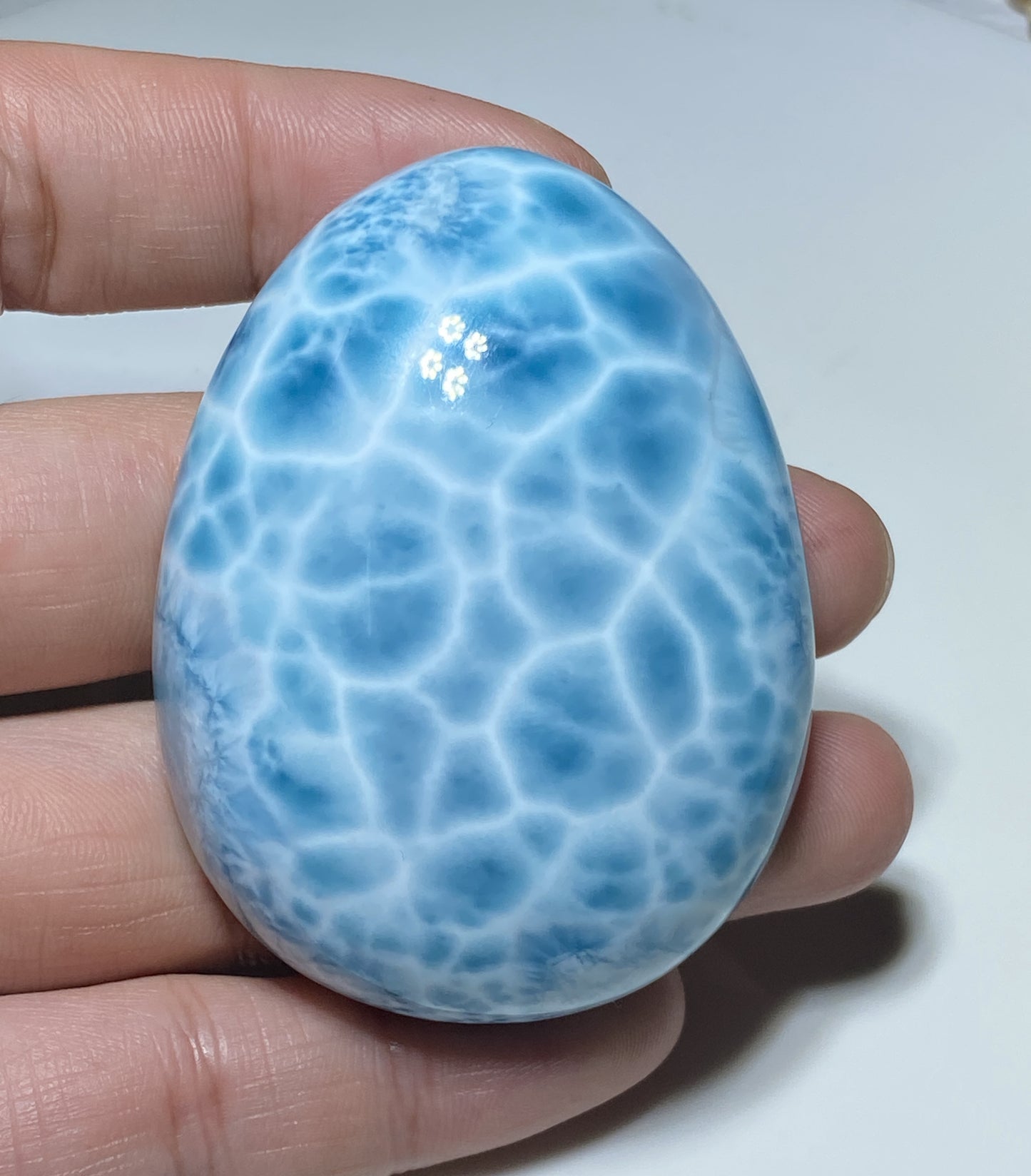 AAA Natural Authentic Dominican Larimar Pendant,Gems Jewelry,Gems Pendant,Crystal Pendant,ET600