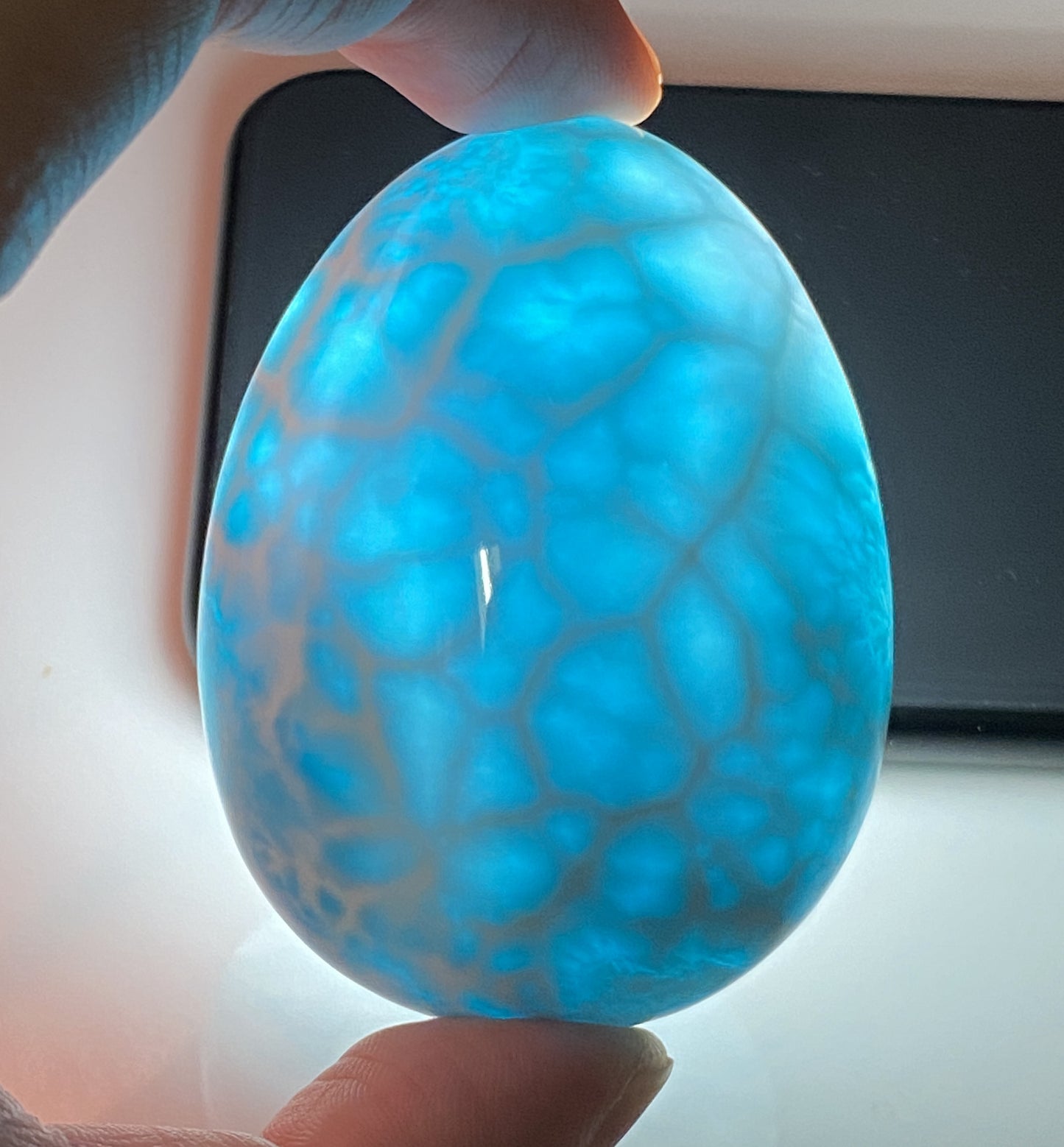 AAA Natural Authentic Dominican Larimar Pendant,Gems Jewelry,Gems Pendant,Crystal Pendant,ET600