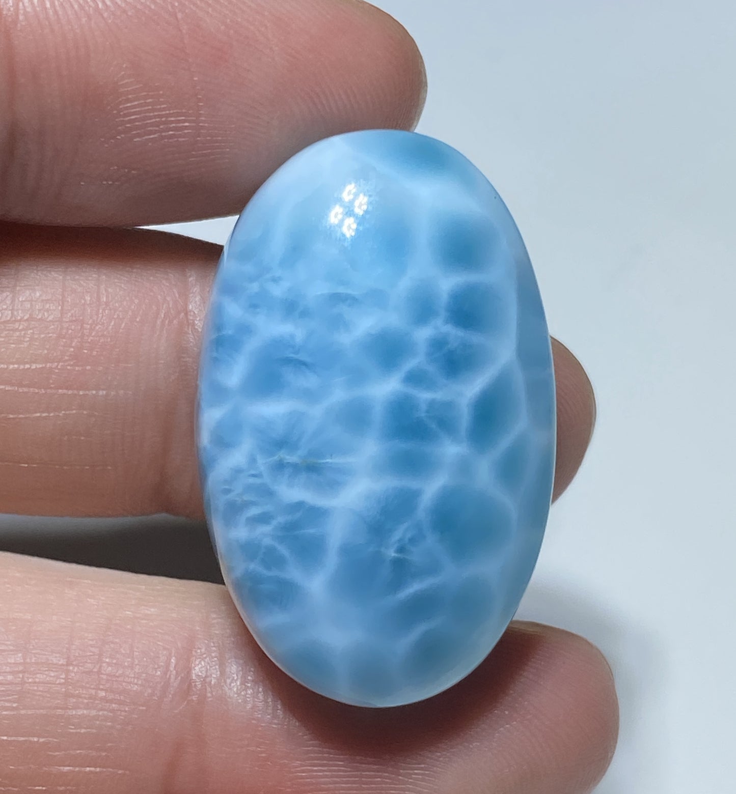 AAAA Natural Authentic Dominican Larimar Pendant,Gems Jewelry,Gems Pendant,Crystal Pendant,ET616