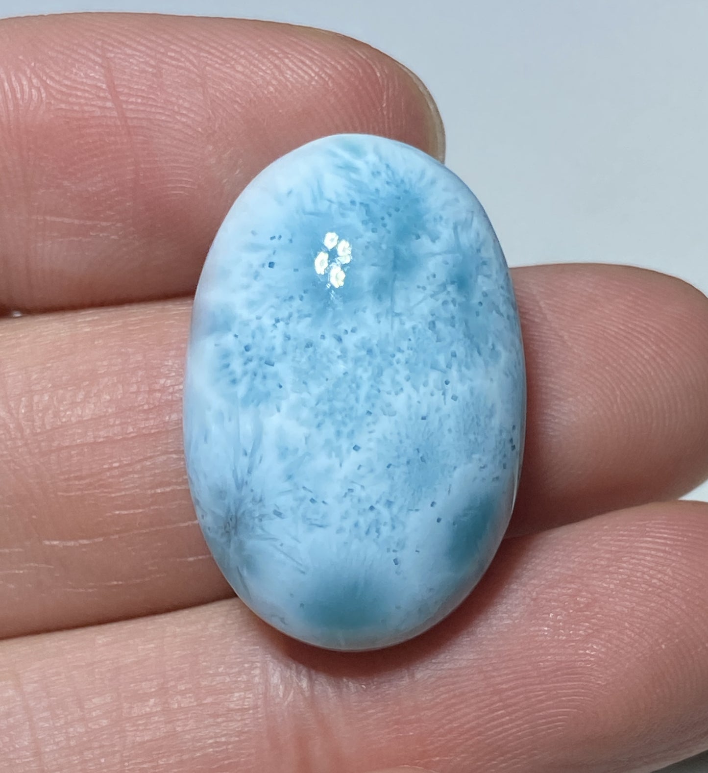 AAA Natural Authentic Dominican Larimar Pendant,Gems Jewelry,Gems Pendant,Crystal Pendant,ET634