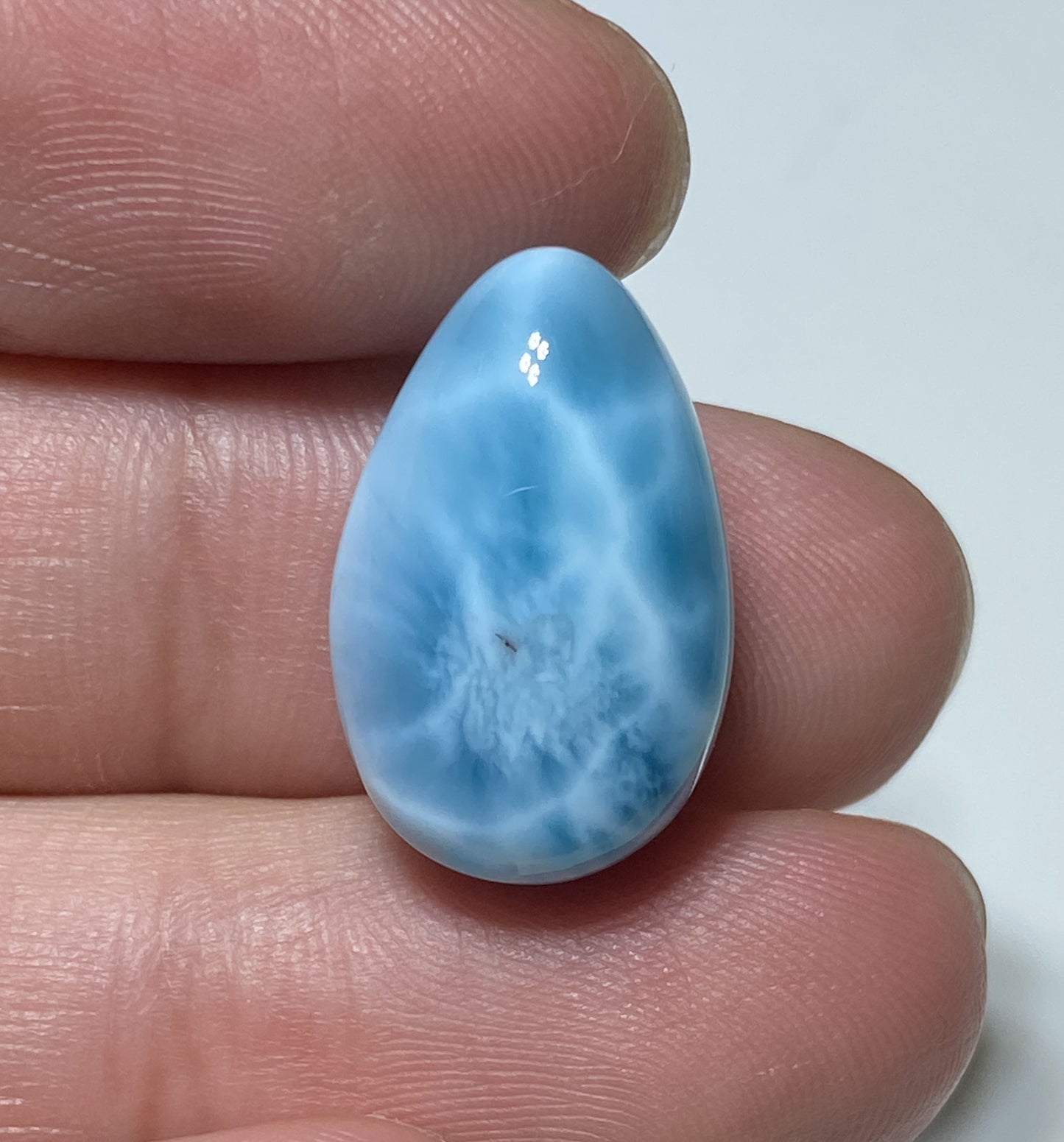 AAA+ Natural Authentic Dominican Larimar Pendant,Gems Jewelry,Gems Pendant,Crystal Pendant,ET638