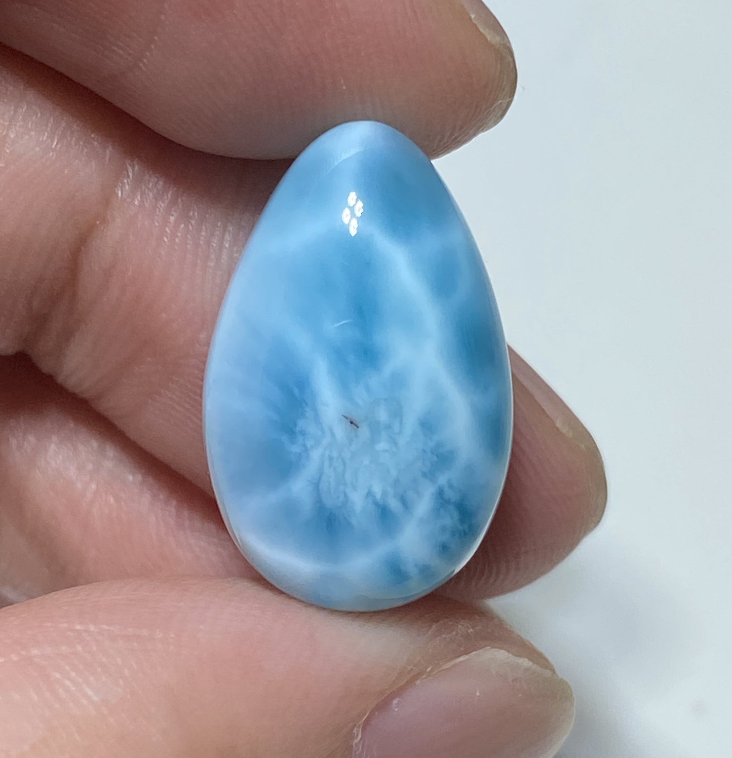 AAA+ Natural Authentic Dominican Larimar Pendant,Gems Jewelry,Gems Pendant,Crystal Pendant,ET638