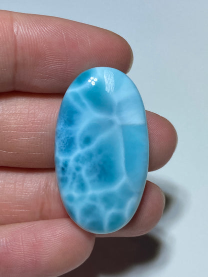 AAA Natural Authentic Dominican Larimar Pendant,Gems Jewelry,Gems Pendant,Crystal Pendant,ET640