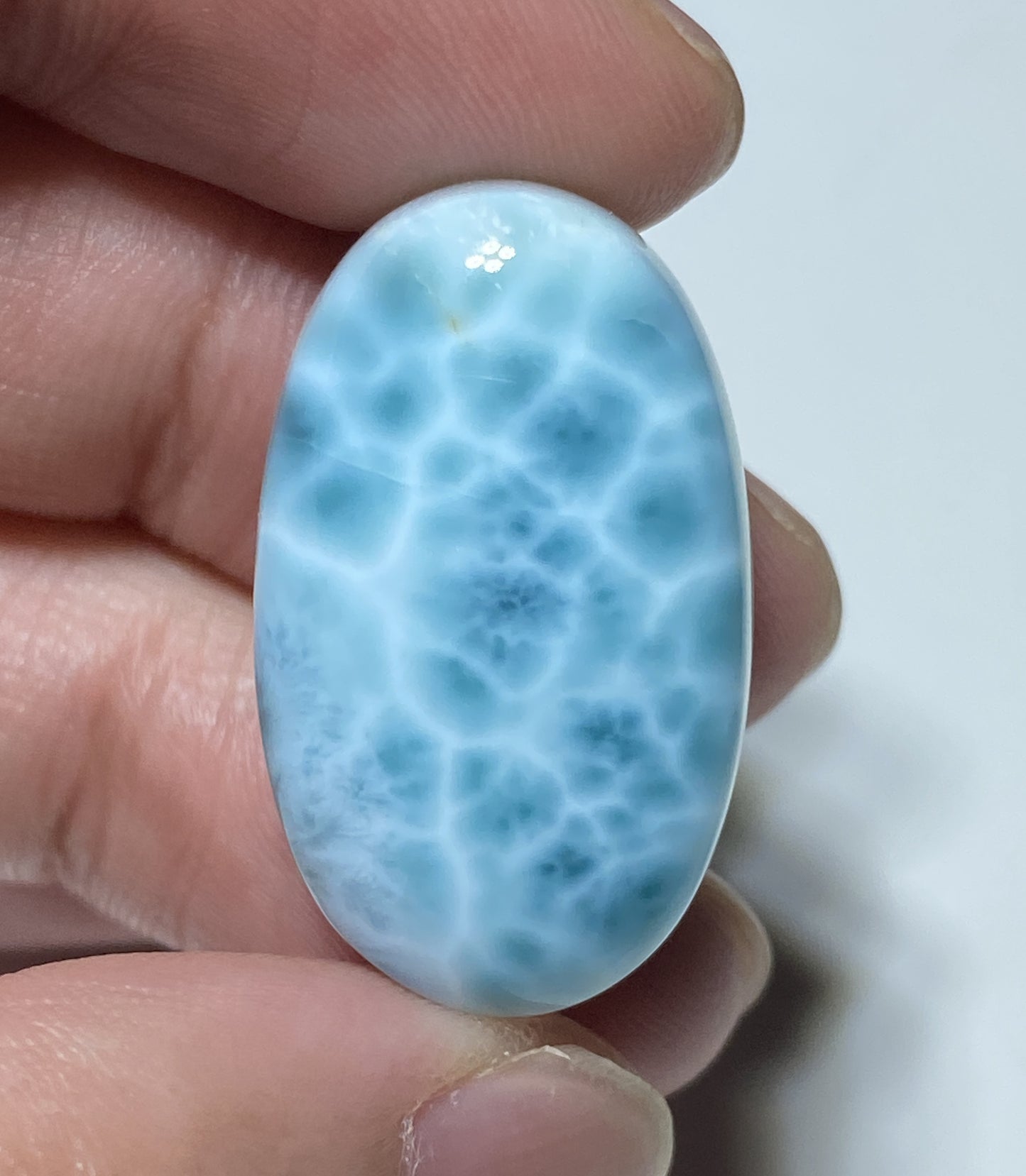 AAA Natural Authentic Dominican Larimar Pendant,Gems Jewelry,Gems Pendant,Crystal Pendant,ET642