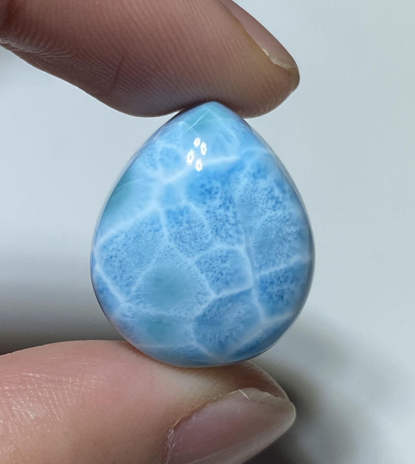 AAA+ Natural Authentic Dominican Larimar Pendant,Gems Jewelry,Gems Pendant,Crystal Pendant,ET647