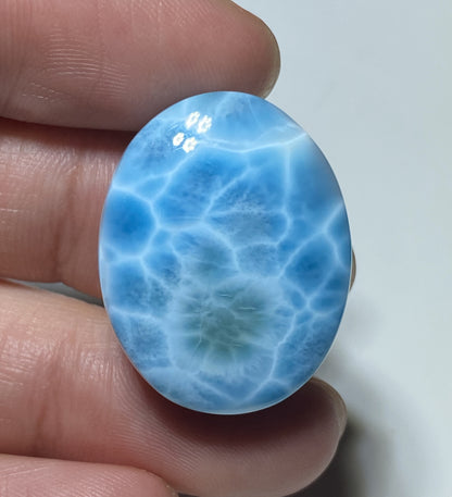 AAA+ Natural Authentic Dominican Larimar Pendant,Gems Jewelry,Gems Pendant,Crystal Pendant,ET648