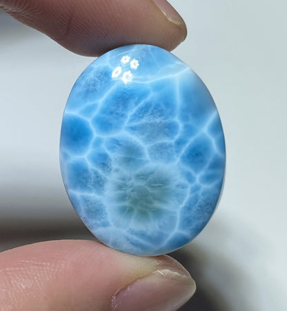 AAA+ Natural Authentic Dominican Larimar Pendant,Gems Jewelry,Gems Pendant,Crystal Pendant,ET648