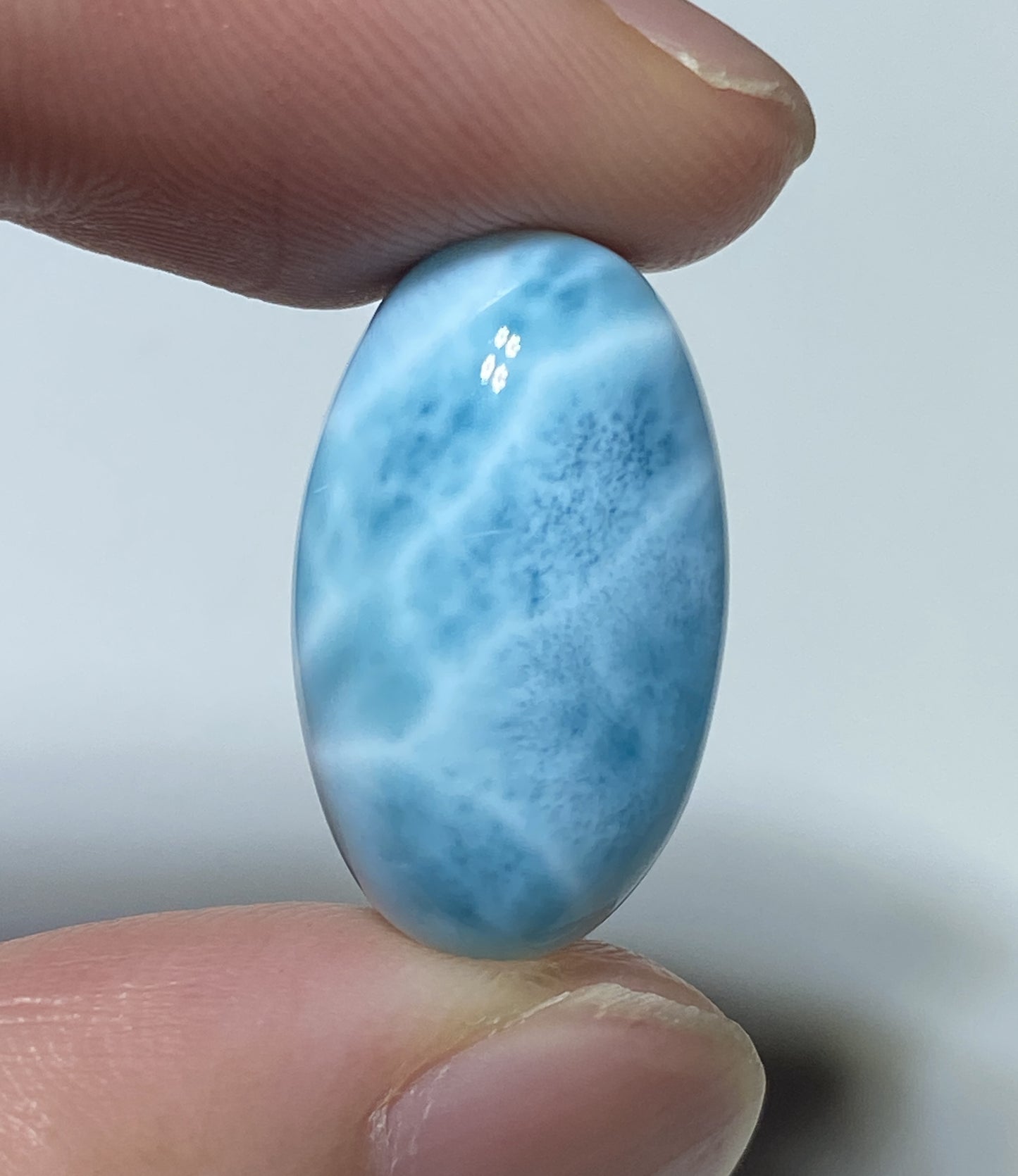 AAA Natural Authentic Dominican Larimar Pendant,Gems Jewelry,Gems Pendant,Crystal Pendant,ET650