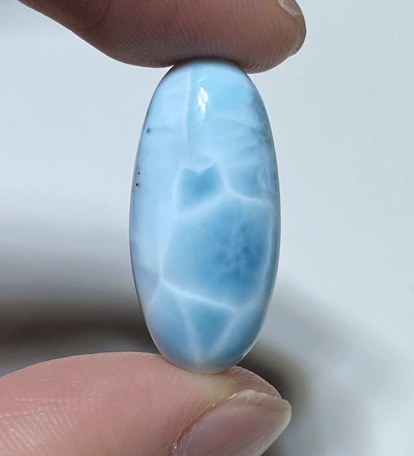 AA+ Natural Authentic Dominican Larimar Pendant,Gems Jewelry,Gems Pendant,Crystal Pendant,ET654