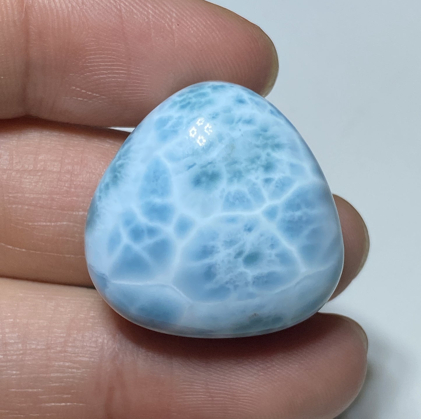 AAA Natural Authentic Dominican Larimar Pendant,Gems Jewelry,Gems Pendant,Crystal Pendant ET672