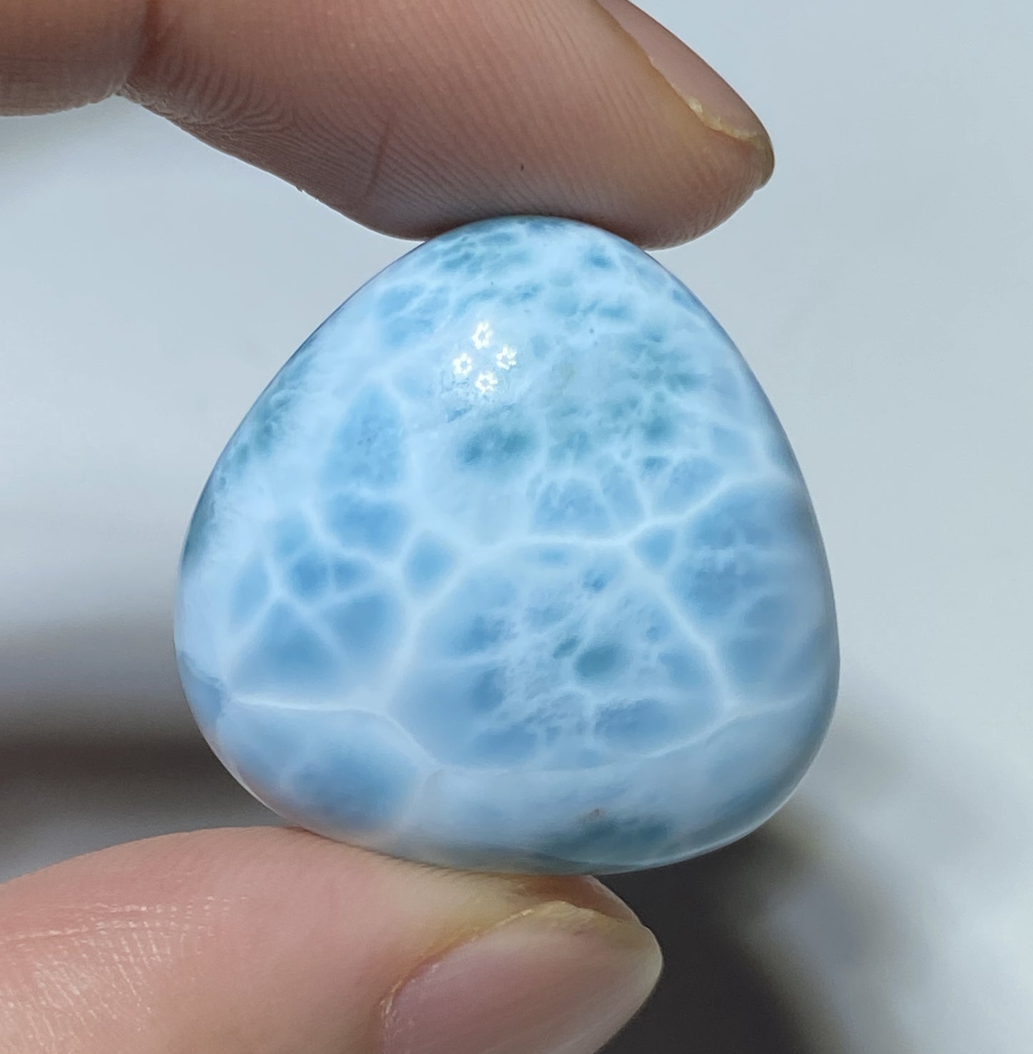 AAA Natural Authentic Dominican Larimar Pendant,Gems Jewelry,Gems Pendant,Crystal Pendant ET672