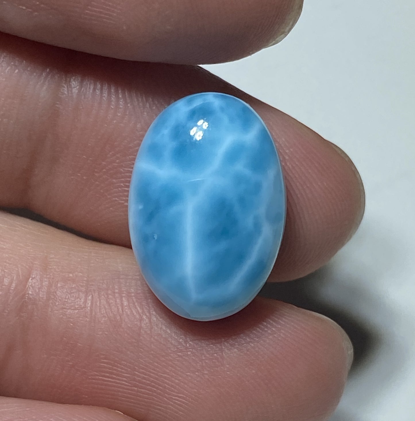 AAAA Natural Authentic Dominican Larimar Pendant,Gems Jewelry,Gems Pendant,Crystal Pendant ET701