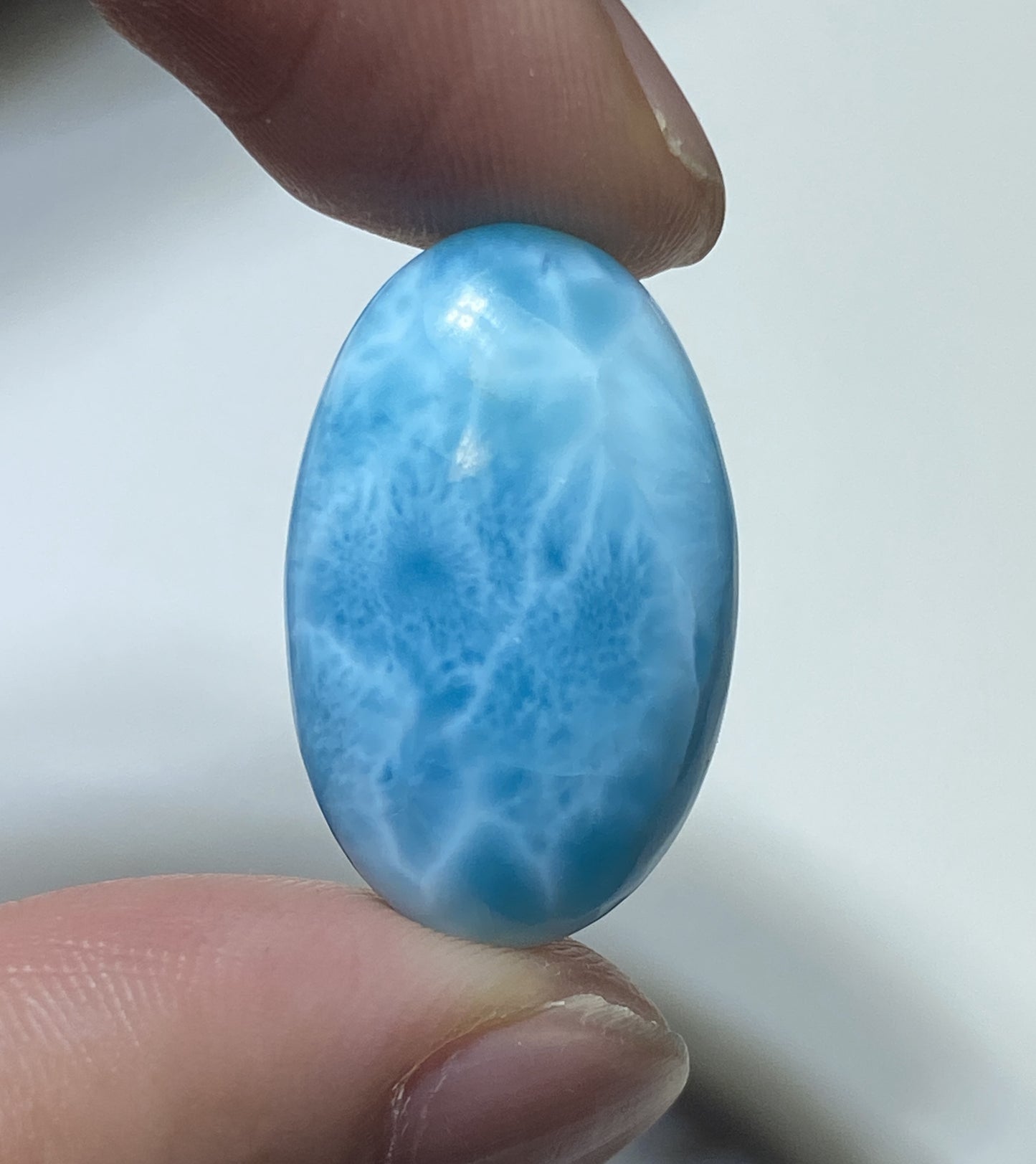 AAA Natural Authentic Dominican Larimar Pendant,Gems Jewelry,Gems Pendant,Crystal Pendant,ET712