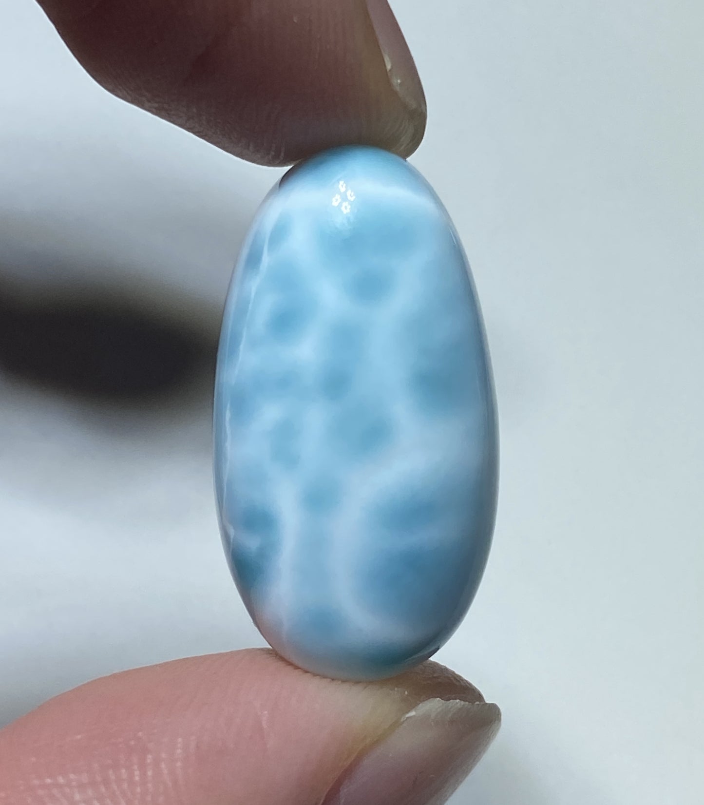 AAA Natural Authentic Dominican Larimar Pendant,Gems Jewelry,Gems Pendant,Crystal Pendant,ET715