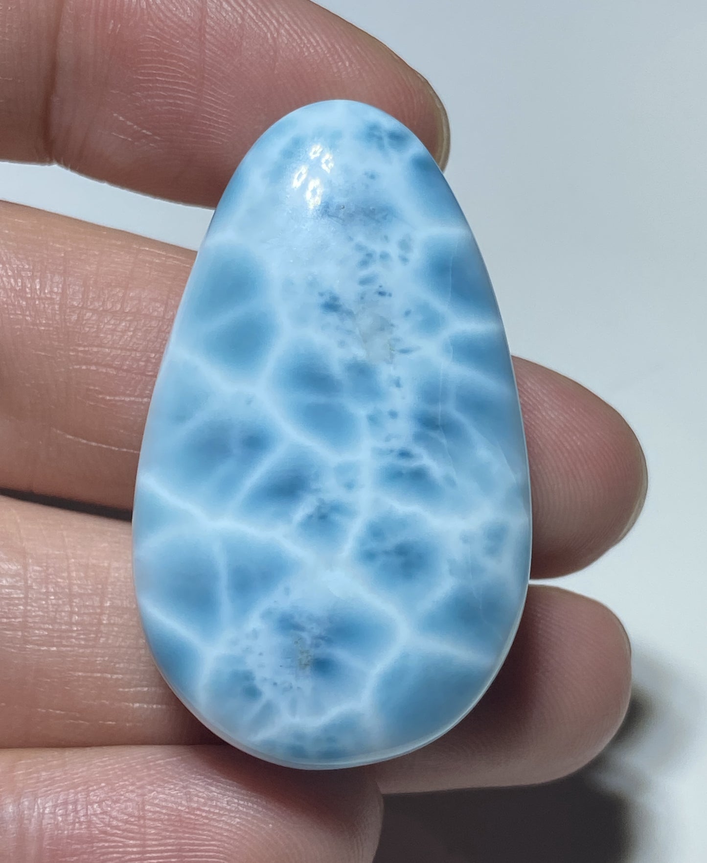 AAA Natural Authentic Dominican Larimar Pendant,Gems Jewelry,Gems Pendant,Crystal Pendant,ET716