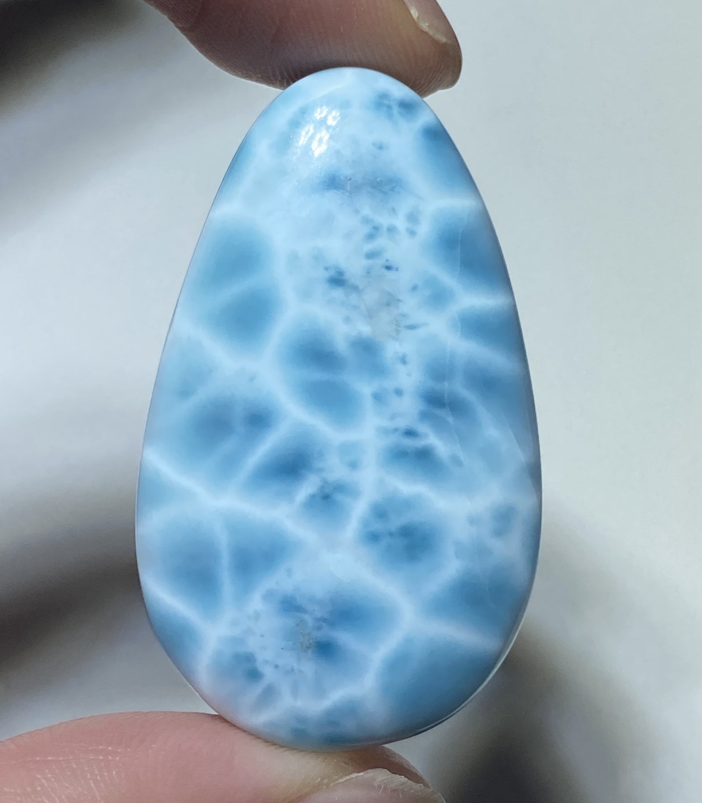 AAA Natural Authentic Dominican Larimar Pendant,Gems Jewelry,Gems Pendant,Crystal Pendant,ET716