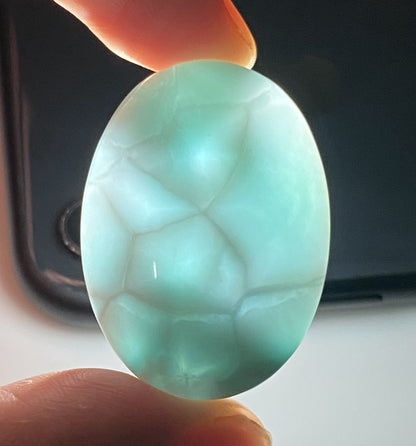 AAA+ Natural Authentic Dominican Larimar Pendant,Gems Jewelry,Gems Pendant,Crystal Pendant,ET720