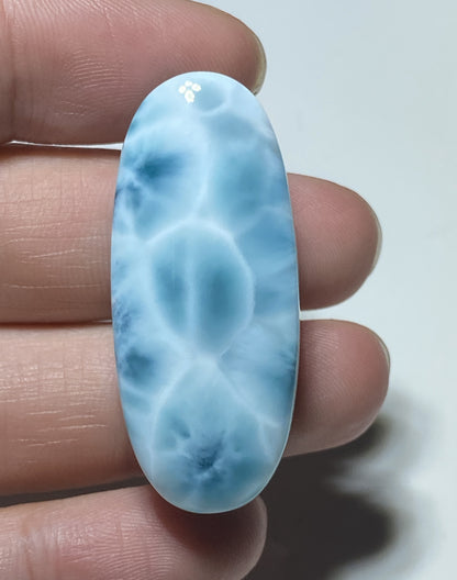 AAA+ Natural Authentic Dominican Larimar Pendant,Gems Jewelry,Gems Pendant,Crystal Pendant ET740