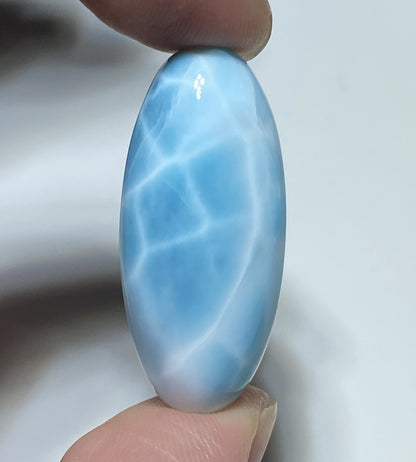 AAA+ Natural Authentic Dominican Larimar Pendant,Gems Jewelry,Gems Pendant,Crystal Pendant ET742