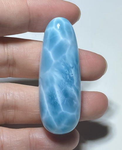 AAAA+ Natural Authentic Dominican Larimar Pendant,Gems Jewelry,Gems Pendant,Crystal Pendant ET748