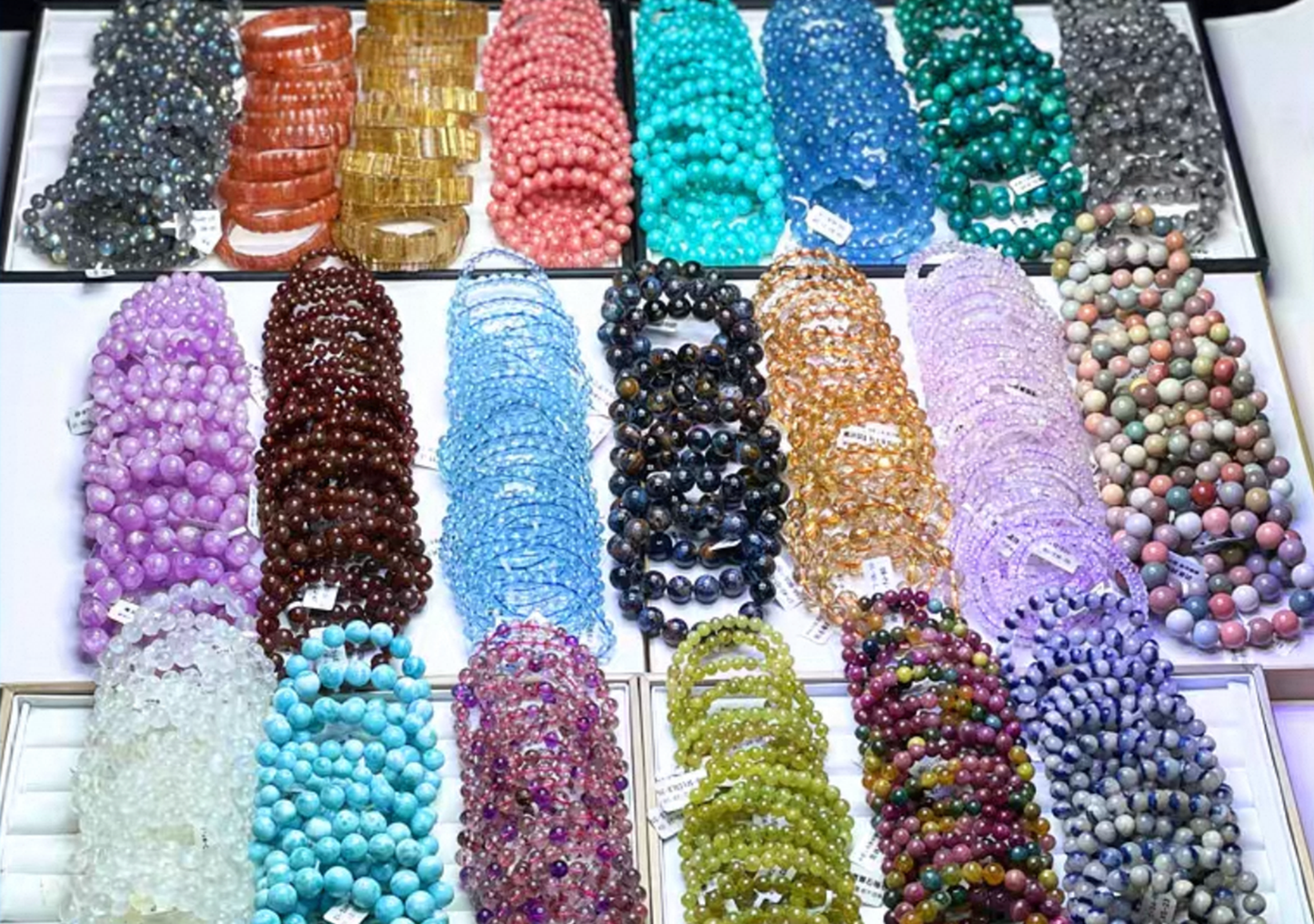 Live Streaming Link，天然宝石手链、串珠手链、水晶手链、玛瑙手链、时尚手链