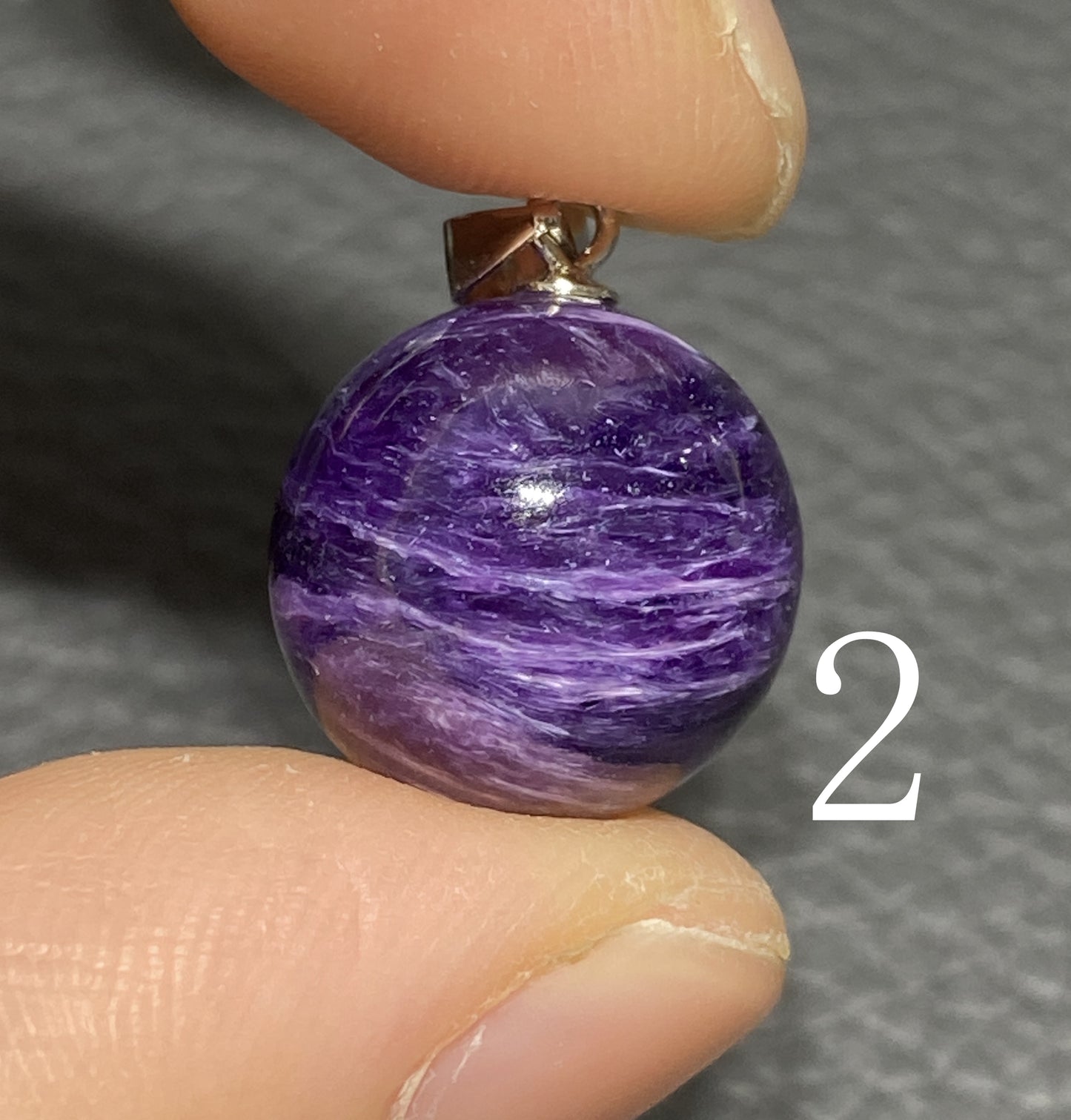 Charoite,AAAA Natural Russian Charoite Pendant,Charoite Pendant,S925 Pendant,Handmade Gift,Graduation Gifts ET115