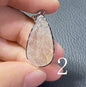 AAAA Dendritic Quartz Teardrop Cut,Natural Dendritic Brazilian Hemispherical Manganese Inclusion Quartz Crystal,Quartz Pendant Jewelry ET565