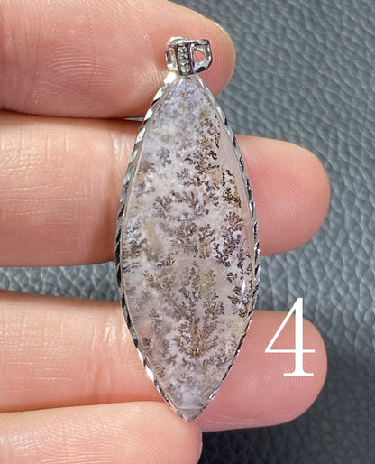 AAAA Dendritic Quartz Teardrop Cut,Natural Dendritic Brazilian Hemispherical Manganese Inclusion Quartz Crystal,Quartz Pendant Jewelry ET073