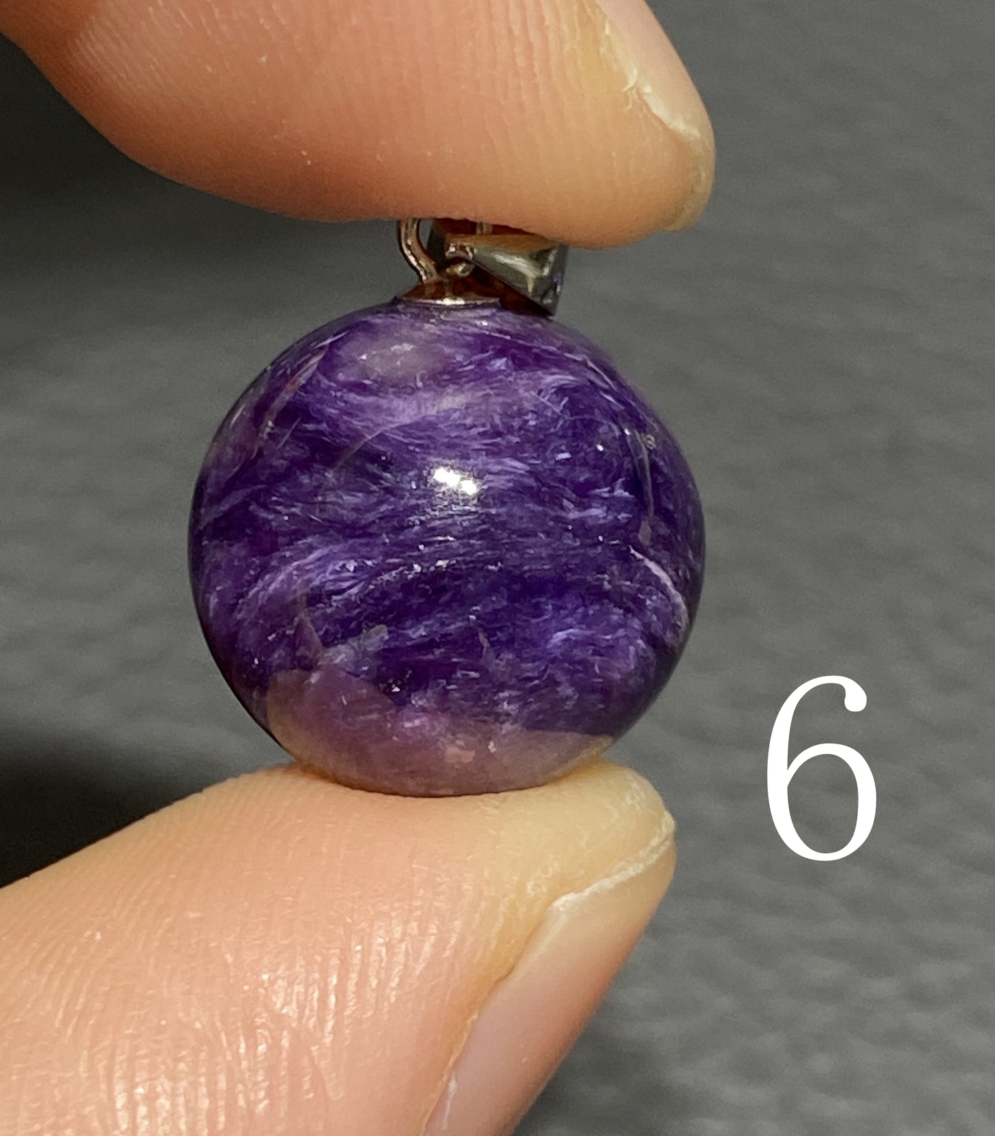 Charoite,AAAA Natural Russian Charoite Pendant,Charoite Pendant,S925 Pendant,Handmade Gift,Graduation Gifts ET115