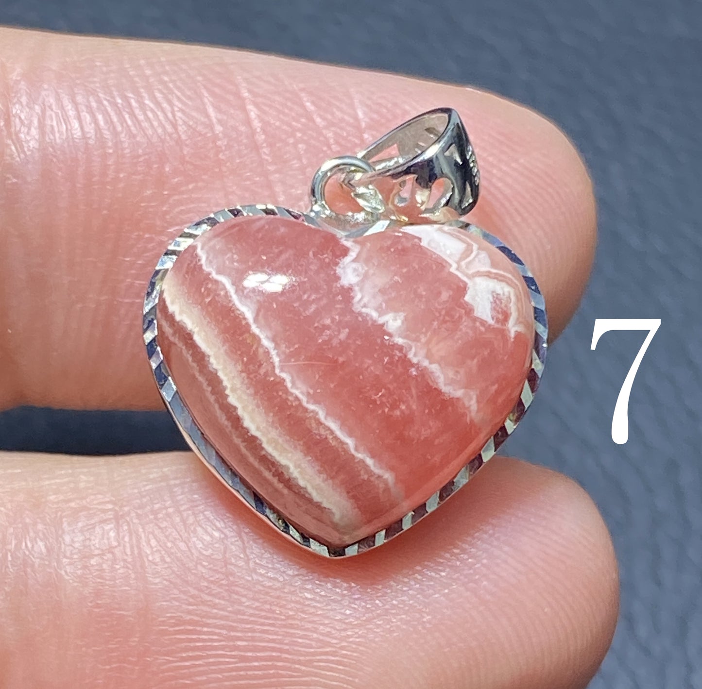 Rhodochrosite Pendant,AAA++ Natural Authentic Argentina Rhodochrosite Pendant,Women's Jewelry,Jewelry Pendant, 925 Silver Jewelry ET1171